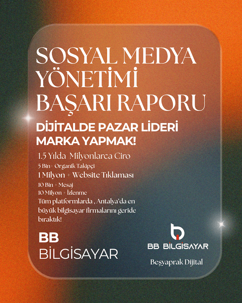 Beşyaprak Dijital - Antalya Dijital Ajans - Sosyal Medya Yönetimi - Reklam görseli