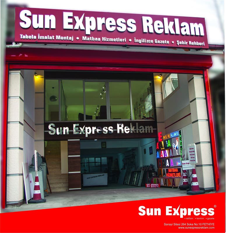 Sun Express Reklam görseli