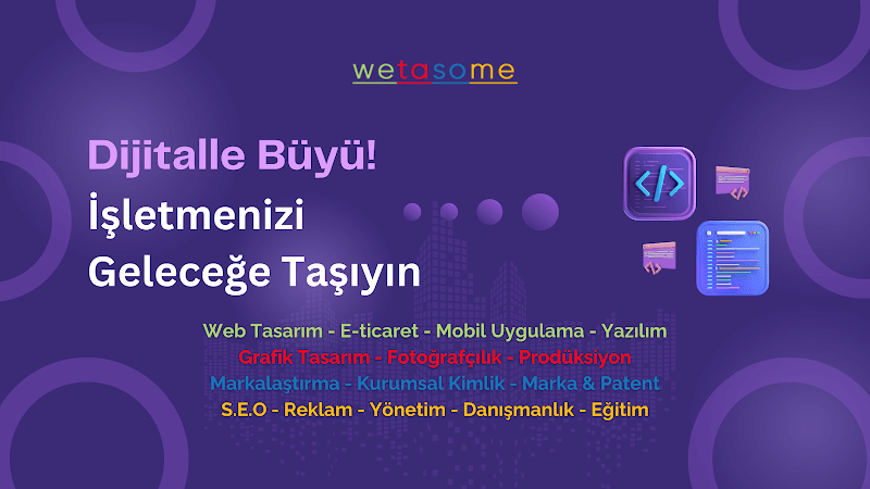 Wetasome – İstanbul Web Tasarım, E-Ticaret, SEO, Sosyal Medya, Reklam ve Dijital Danışmanlık Ajansı görseli