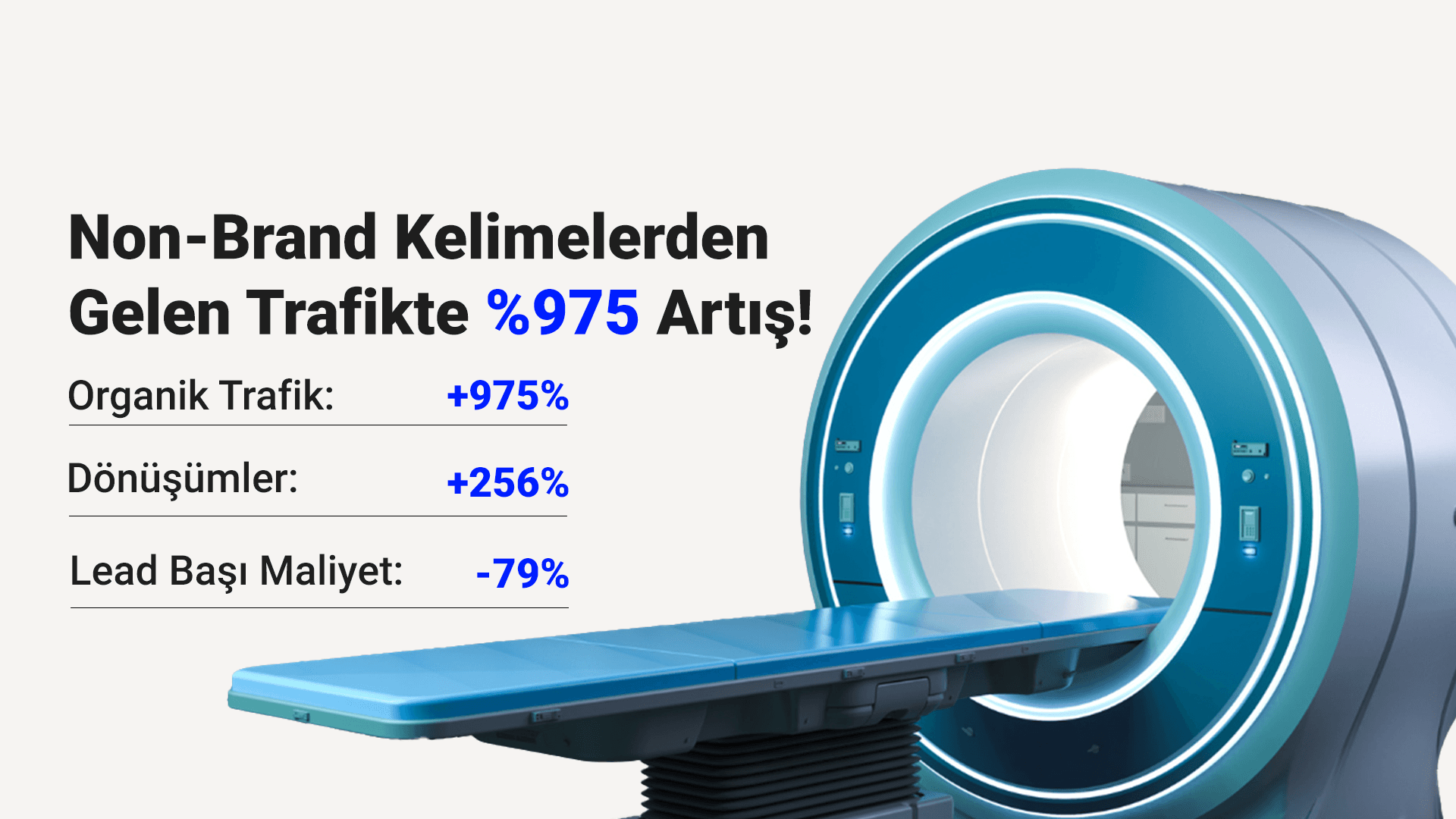 Non-Brand Kelimelerden Gelen Trafikte %975 Artış!